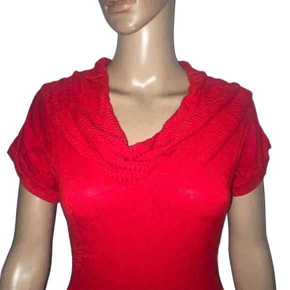 Express short sleeve cowl neck sweater - Picture 2 of 4